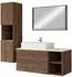 Mirjan24 Badmöbel-Set, Braun, Metall, 2 Schubladen, Rechteckig, 100x57x45 cm (800000849062)