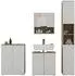 VICCO Badmöbel-Set, Weiß, Eiche, Holzwerkstoff, 16 Fächer, Rechteckig, 60x57x30 cm