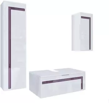 Vladon Badm&ouml;belset, Brombeere, Holzwerkstoff, 200x193x51 cm (800000608335)