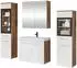 Mirjan24 Badmöbel-Set, Braun, Kunststoff, 132x132x30 cm (800000633310)