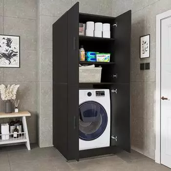 Roomart DORA II 70x186x74cm schwarz Eiche