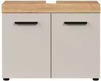 welltime Waschbeckenunterschrank "Isera" 1 Stk. tlg. Waschbeckenschrank mit 2...
