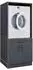 VCM Waschmaschinenschrank mit Unterschrank 162x67x48cm anthrazit/Honigeiche (921889)