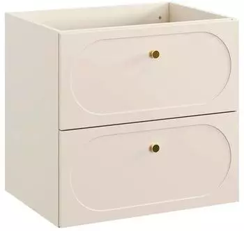 Comad Sanae Waschtischunterschrank 60,2cm, 2 Schubladen, sandbeige
