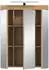 xonox.home Spiegelschrank Scout 60x79x37cm Artisan Eiche (X06N3726)