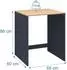 Relaxdays Waschmaschinenschrank 88x68x60cm anthrazit (10053742_139)
