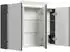 Posseik Spiegelschrank 100x62x17cm Grafit (62782)