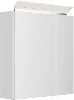 Posseik Spiegelschrank 2-t&uuml;rig 60x62x17cm wei&szlig; Hochglanz