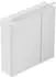 Posseik Spiegelschrank 2-türig 60x62x17cm weiß Hochglanz