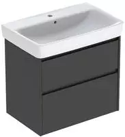 Geberit Renova Plan Waschtisch mit Unterschrank 75 cm, mit 2 Schubladen,...