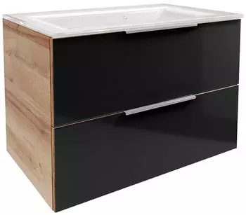 Fackelmann B.Brillant 80 cm Asteiche/Glas anthrazit