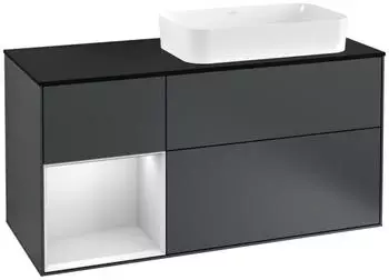 Villeroy & Boch Finion Waschtischunterschrank 1200mm mitternachtsblau/wei&szlig; matt (F272MTHG)