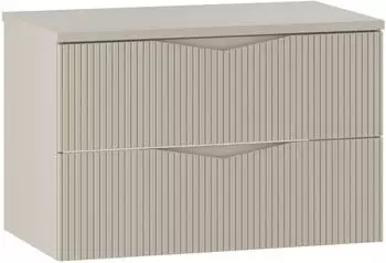 Badplaats Calen Waschbeckenunterschrank 2 Schubladen, Kaschmir, 80x46x52cm