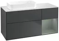 V&B Waschtischunterschrank Finion 120x60 cm, Rg r Oli. m Lac, md bl. m Lac