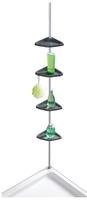 Teleskop Duschecke Easy Silber, Mit 4 Ablagen, Silber Matt, Aluminium Silber,