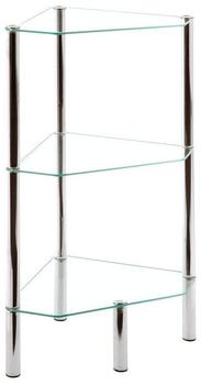 HAKU Glas-Regal dreieckig (3 Ablagen)