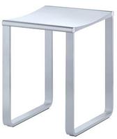 Keuco Plan Hocker, Accessoires, 14982010051, chrom/wei&szlig; RAL 9010