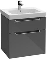 Villeroy & Boch Subway 2.0 Waschtischunterschrank XXL 63,7 cm, Griffe...