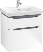 Villeroy & Boch Subway 2.0 Waschtischunterschrank XXL 63,7 cm, Griffe chromfarbig