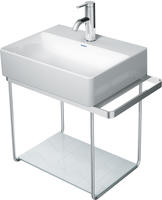 Duravit DuraSquare Metallkonsole, wandh&auml;ngend 51,6 x 33,3 cm, Badm&ouml;bel, 0031101000,