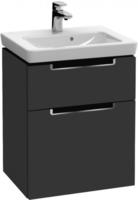 Villeroy & Boch Subway 2.0 Waschtischunterschrank XXL 44 cm, Griffe chromfarbig