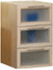 Fackelmann MILANO Mini-Waschtischunterschrank, Badm&ouml;bel,