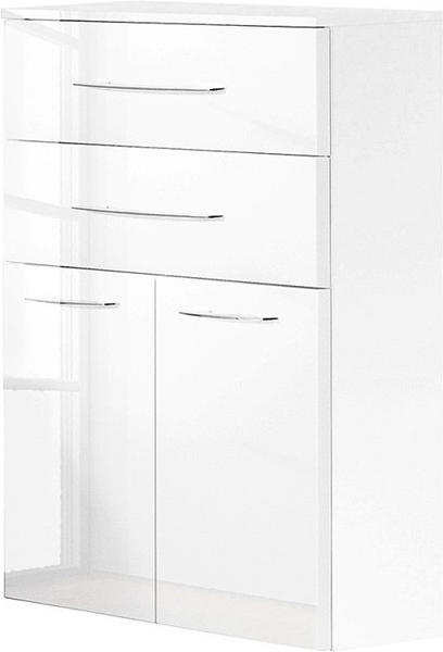 Fackelmann Vadea weiß hochglanz/weiß glänzend Midischrank (83673)