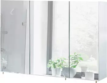 Schildmeyer Basic Spiegelschrank ohne Beleuchtung weiß glanz 120cm (134110)