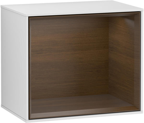 Villeroy & Boch Finion 41.8 x 35.6 x 27 cm White Matt Lacquer / Walnut Veneer (G580GNMT)