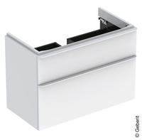 Geberit Smyle Square Waschtischunterschrank 88,4 cm, zwei Schubladen, Badm&ouml;bel,