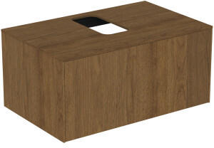 Ideal Standard Conca 1 Auszug mit Ausschnitt 802 x 505 x 370 mm Walnuss dunkel (T3929Y5)