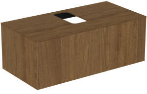 Ideal Standard Conca 1 Auszug mit Ausschnitt 1002 x 505 x 370 mm Walnuss dunkel (T3930Y5)
