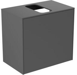 Ideal Standard Conca 1 Auszug mit Ausschnitt 602 x 373 x 550 mm anthrazit (T3934Y2)