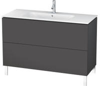 Duravit L-Cube Waschtischunterbau stehend it 2 Schubk&auml;sten 122 x 48,1 cm