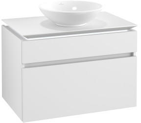 Villeroy & Boch Legato LED-Waschtischunterschrank mit 2 Auszügen weiß matt (B570L0MS)