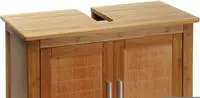 Eisl Waschbeckenunterschrank "Bambus" massives Bambus, Unikat, pflegeleicht