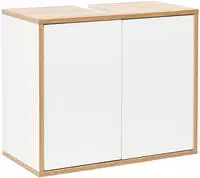 Fackelmann Finn Waschtischunterschrank 60cm Wei&szlig; Matt
