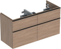 Geberit Icon Unterschrank F&uuml;r Doppelwaschtisch, 4 Schubladen,
