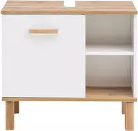 Schildmeyer Waschbeckenunterschrank "Padua" F&uuml;&szlig;e aus Massivholz