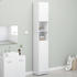 vidaXL Bathroom Tall Cabinet (32 x 25,5 x 190 cm) white