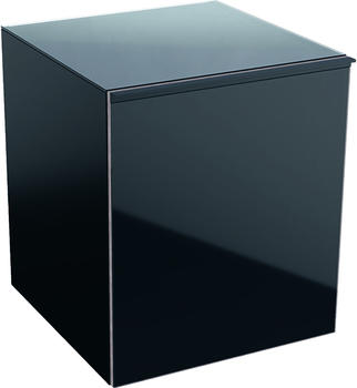 Geberit Acanto Seitenschrank mit 1 Schublade und Innenschublade 45 x 52 x 47,6 cm schwarz (500.618.16.1)