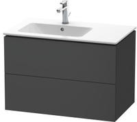 Duravit L-Cube Waschtischunterbau wandh&auml;ngend 82 x 48,1 cm, mit 2 Ausz&uuml;gen, Becken