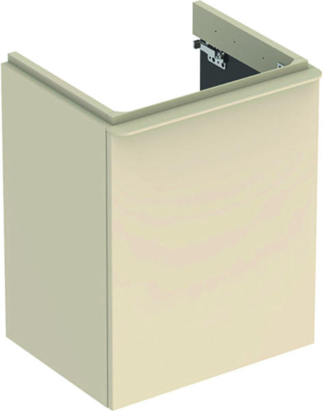 Geberit Smyle Square Unterschrank für Handwaschbecken mit 1 Tür links 49,2 x 61,7 x 40,6 cm sand-grau (500.364.JL.1)