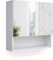 Badspiegelschrank Irma, Wei&szlig;, 54 X 55 Cm Vicco