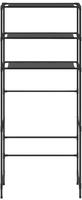 vidaXL Waschmaschinenregal 3 Ablagen Schwarz 69x28x169 cm