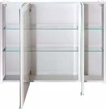 Schildmeyer Spiegelschrank 100x70,7x16cm wei&szlig; hochglanz (134109)