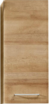 XORA Oberschrank Eiche Glas 2 Fächer 30x70x20cm