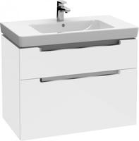 Villeroy & Boch Subway 2.0 Waschtischunterschrank XXL 78,7 cm, Griffe chromfarbig