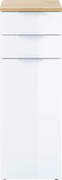 GERMANIA Midischrank "Pescara" Front mit Glasauflage