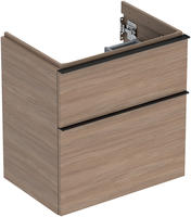 Geberit iCon Unterschrank f&uuml;r Waschtisch, mit zwei Schubladen, 60cm - eiche